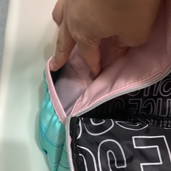 Justice Backpack & Lunchbox Lunch Bag Pink Aqua Girl - Picture 11 of 17